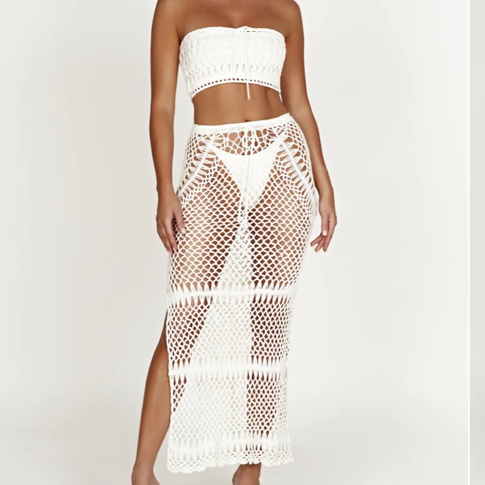 NWOT Meshki 2 piece swim cover up
